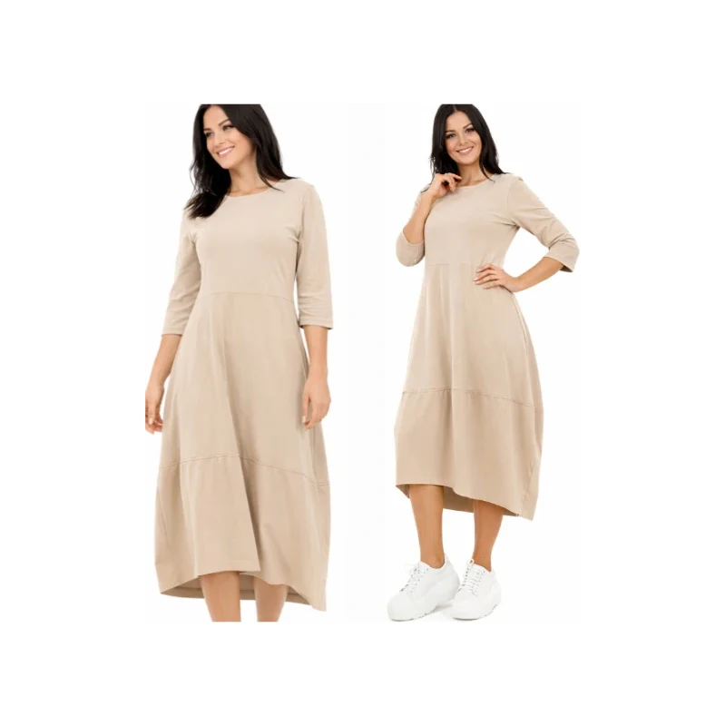 Fashionweek Dámské šaty pohodlné teplákové šaty oversized MF896 68558831