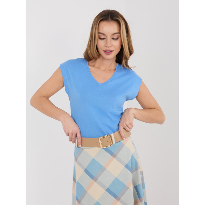 FPrice Tričko D12041AH02570C modré