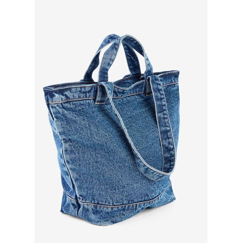 bonprix Velká kabelka z denimu modrá Žena 114752777