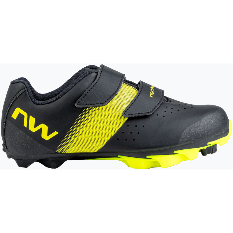 Cyklistické boty MTB dětské Northwave Hammer Junior black/yellow