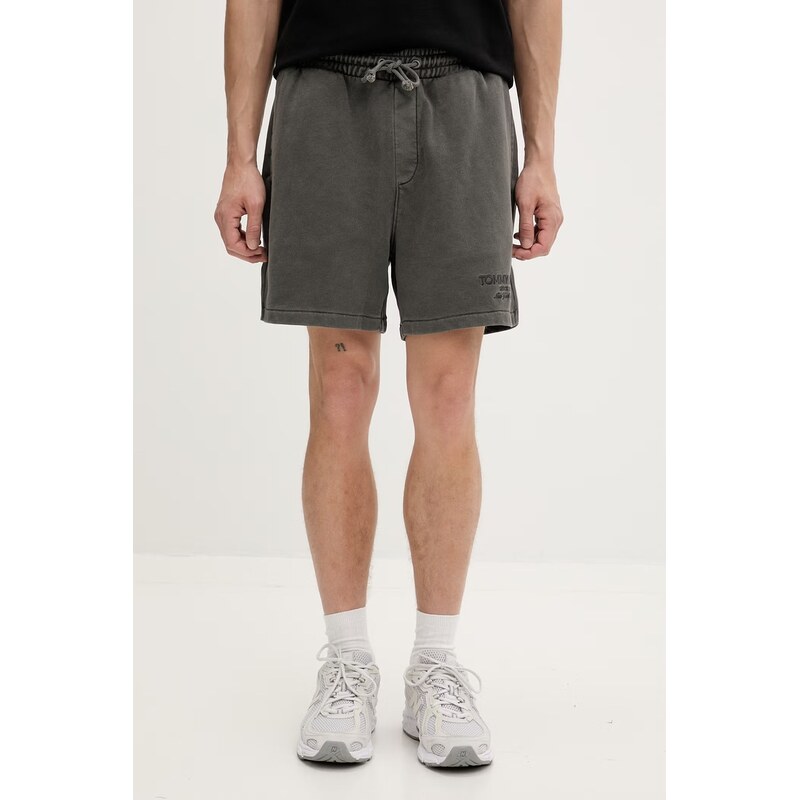 Tommy Jeans teplákové šortky pánské bavlněné