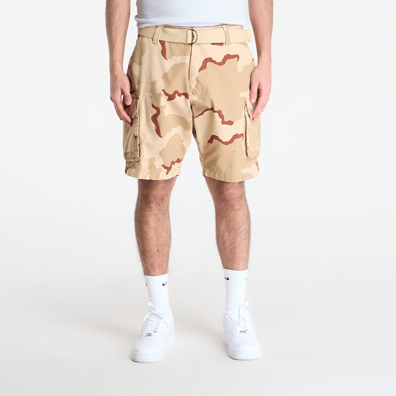 Šortky Alpha Industries Mesh Utility Short Camo Desert Camo 91 L
