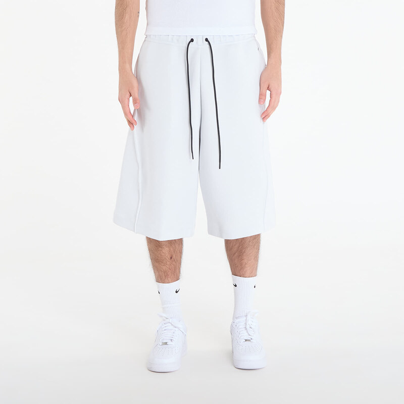 Šortky Nike Tech Mens Fleece Oversized Fit Shorts Off White/