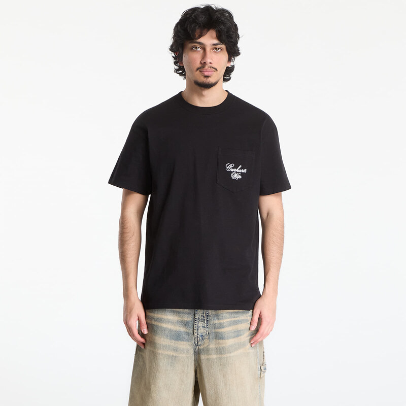Tričko Carhartt WIP S/S Longhand Pocket T-Shirt UNISEX Black/