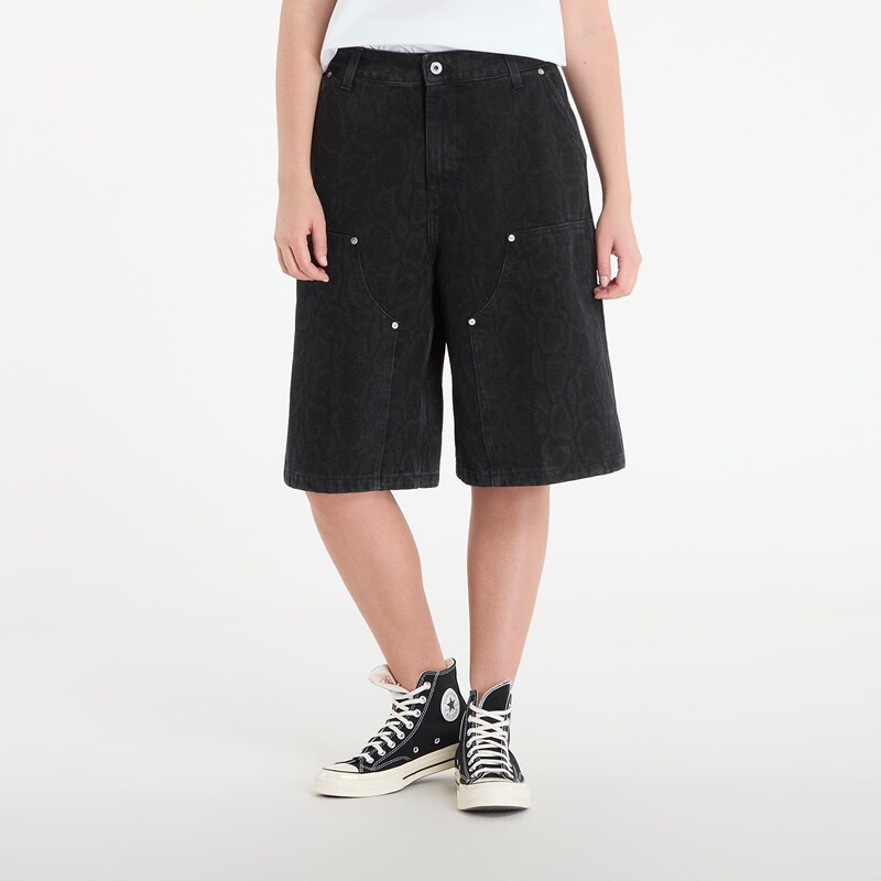Šortky Carhartt WIP W Snake Nixon Double Knee Short Snake Camo/
