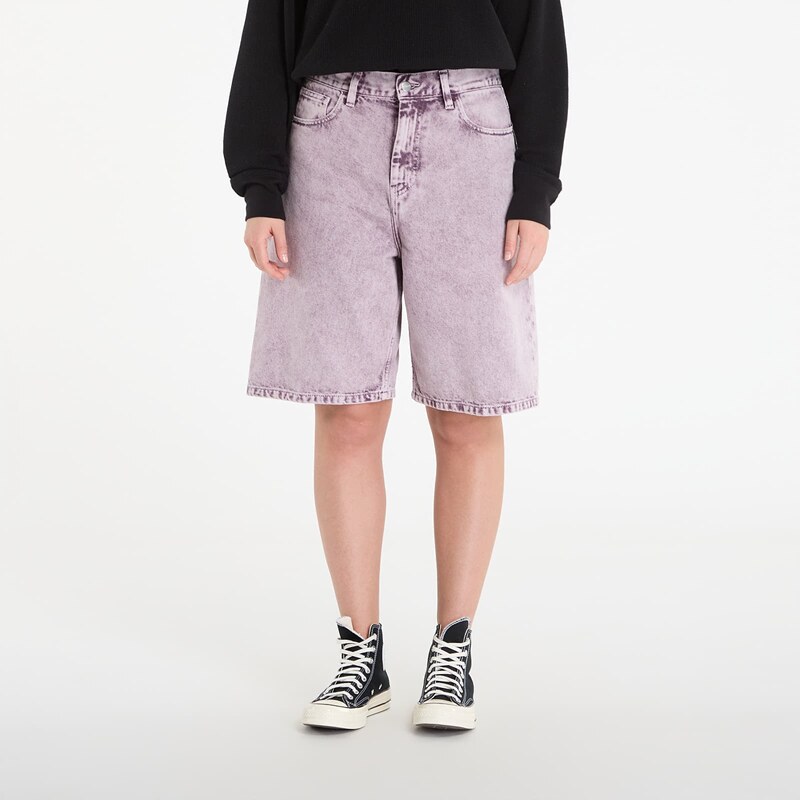 Šortky Carhartt WIP W Brandon Short Cozy Purple Chalk Wash L