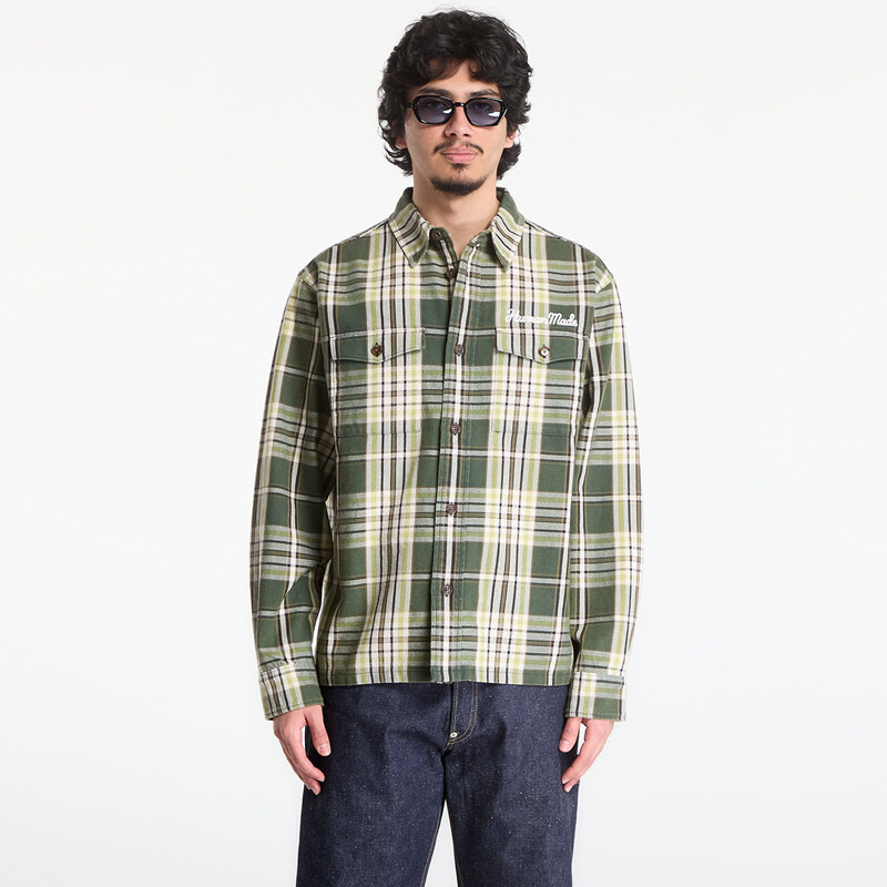 Košile HUMAN MADE Check Shirt UNISEX Green L