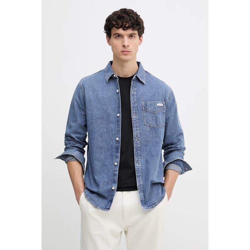 Calvin Klein Jeans košile pánská džínová