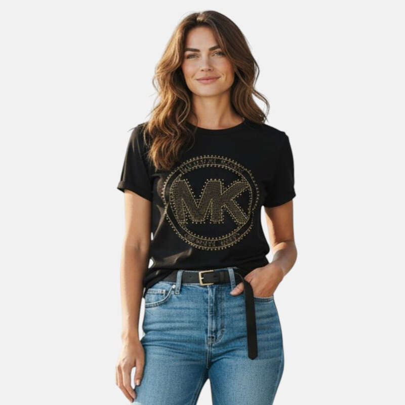 Dámské černé triko Michael Kors M56639 114757841