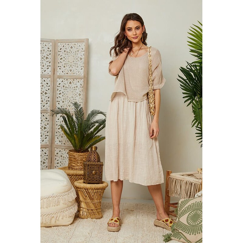 Šaty Lin Passion Beige 3344971