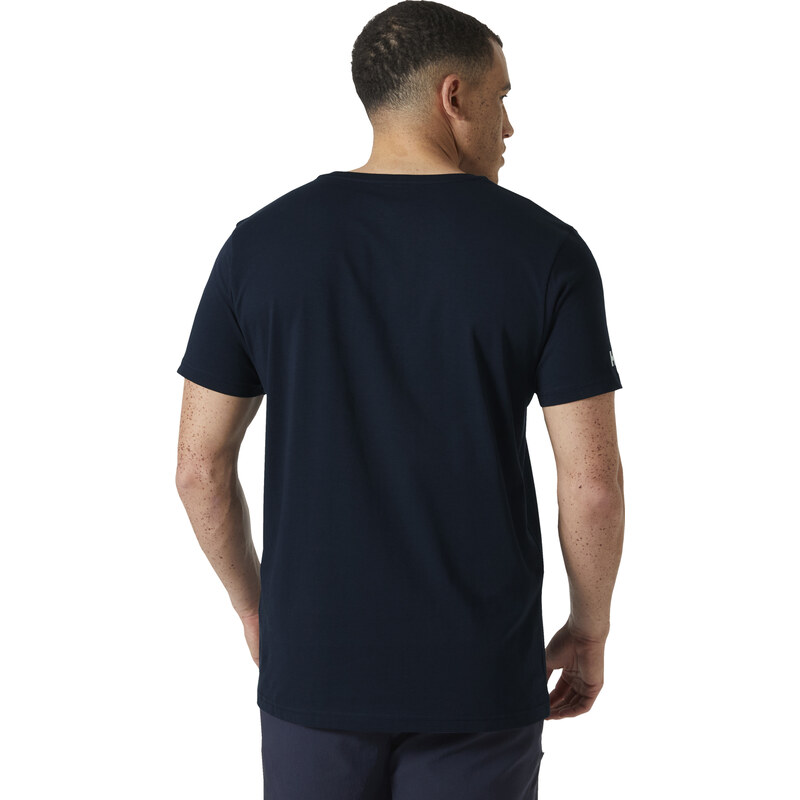 Pánské Tričko s krátkým rukávem HELLY HANSEN SHORELINE T-SHIRT 3.0 54601_597 – Tmavě modrá