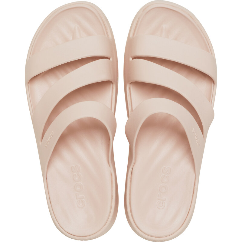 Dámské Pantofle CROCS GETAWAY STRAPPY 209587-6UR – Růžová