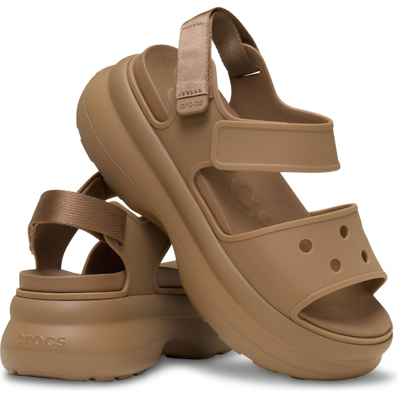 Dámské Sandály CROCS SOHO Y STRAP SANDAL 211755-2EY – Šedá