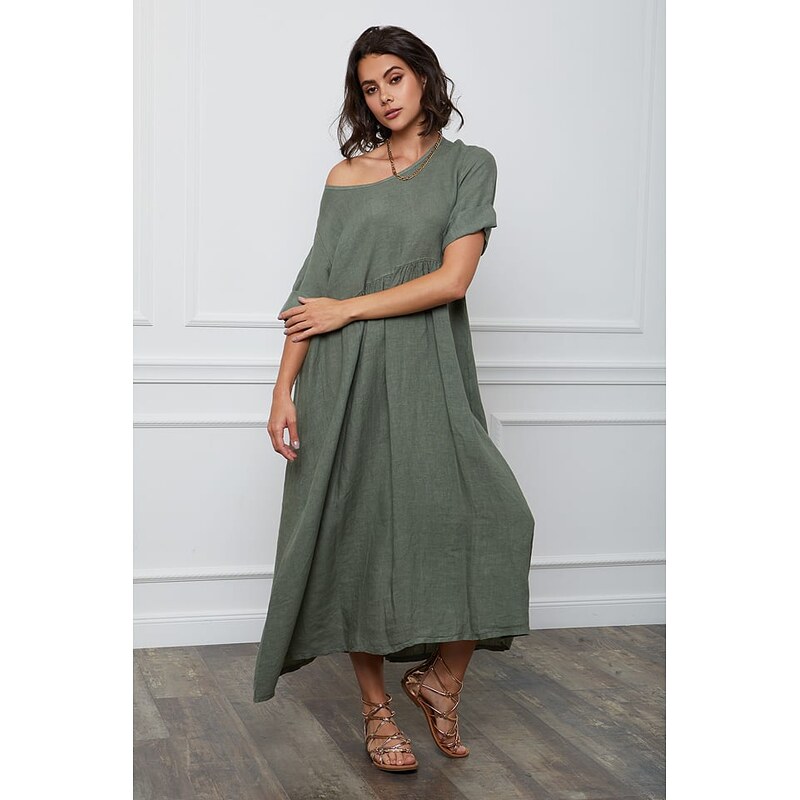 Šaty Fleur de Lin Khaki 266394 115440768