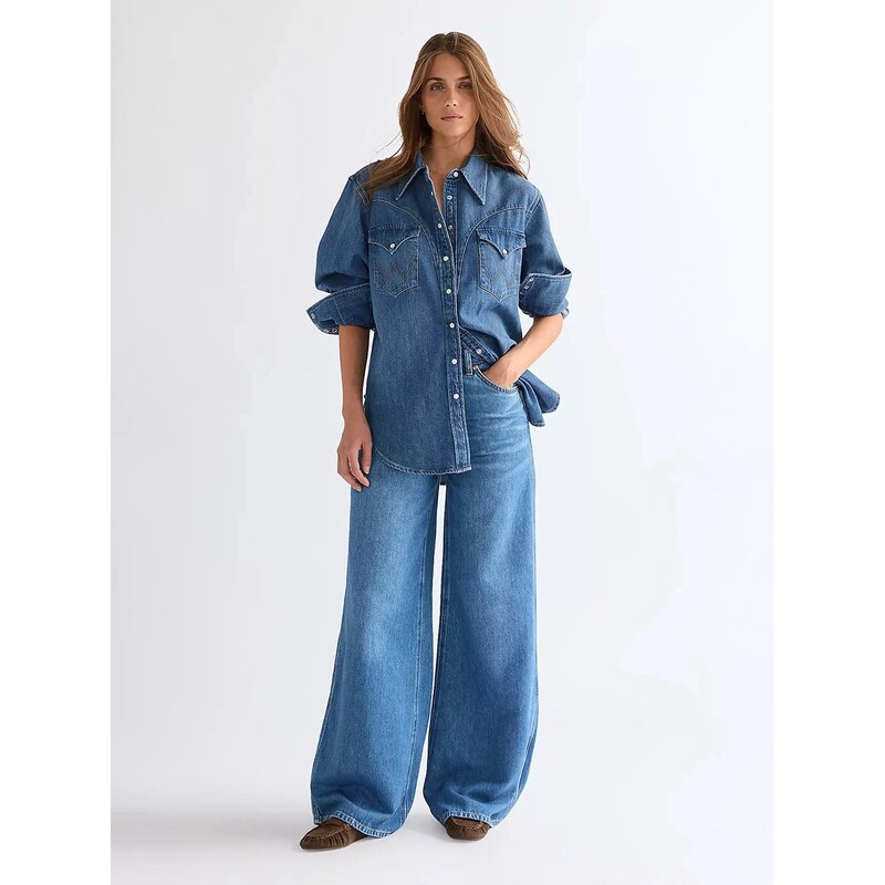 Dámské džíny WRANGLER CANYON LASSO TWILIGHT 112378703 114758523