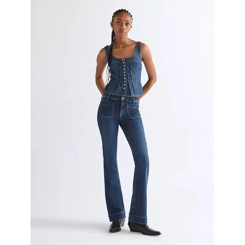 Dámské džíny WRANGLER FLARE PIONEER POP 112379973 114758526