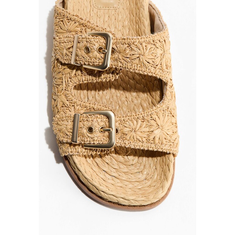 H&M - Sandály ve stylu espadrilek - béžová 114762279