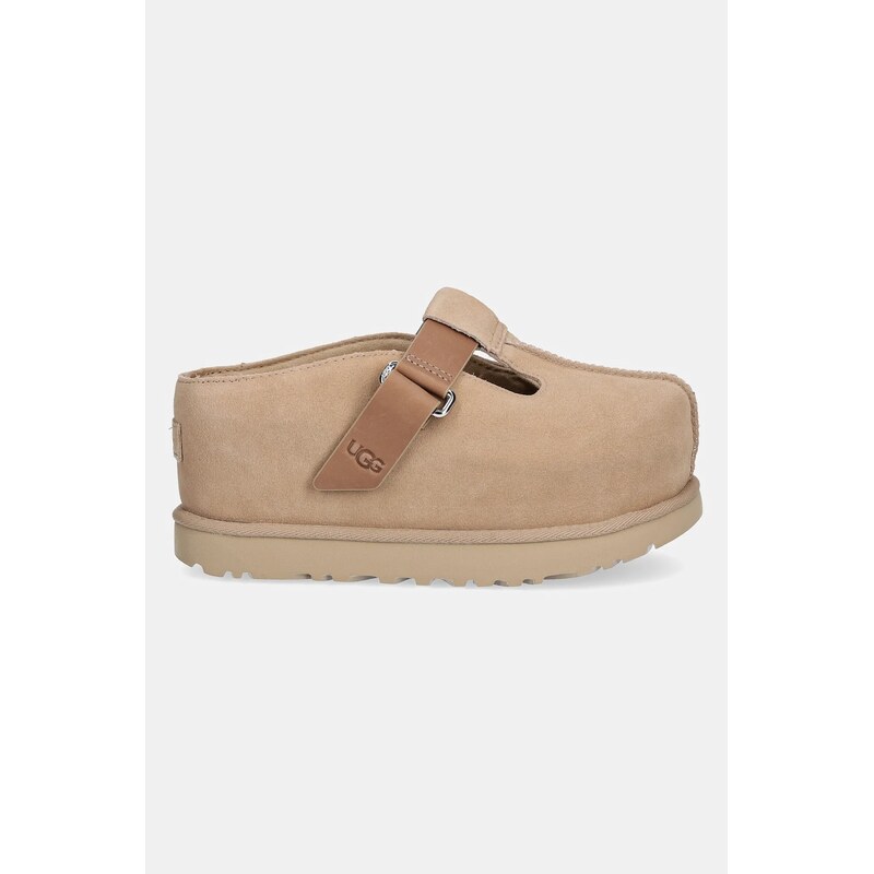 Semišové pantofle UGG Goldenstar Hi Clog