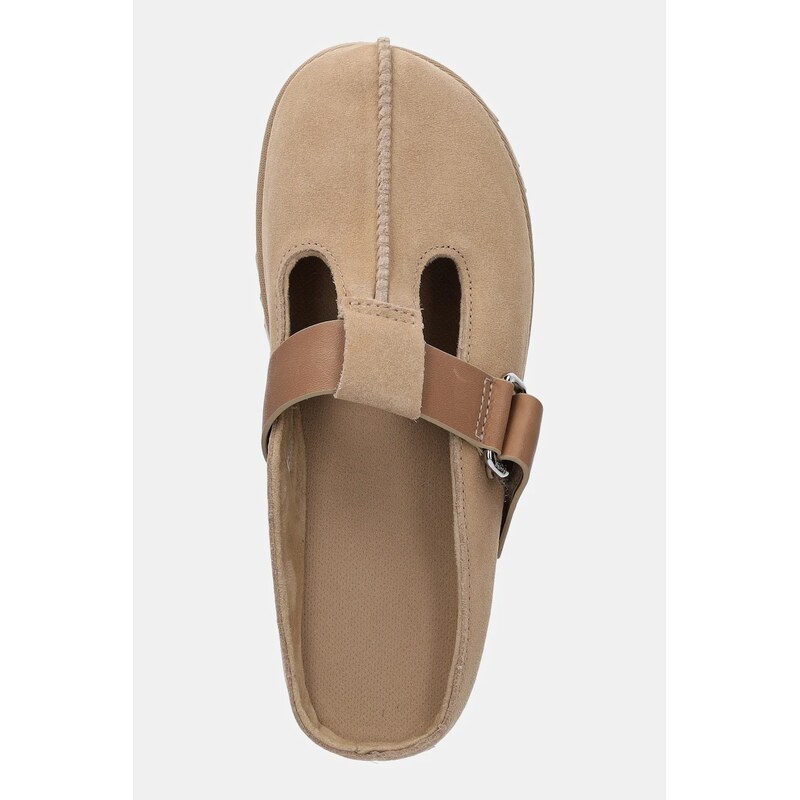 Semišové pantofle UGG Goldenstar Hi Clog