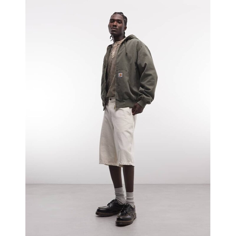 Carhartt WIP OG active jacket in washed khaki-Green