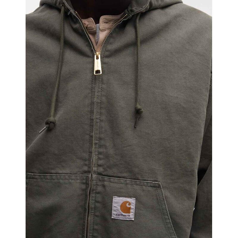 Carhartt WIP OG active jacket in washed khaki-Green