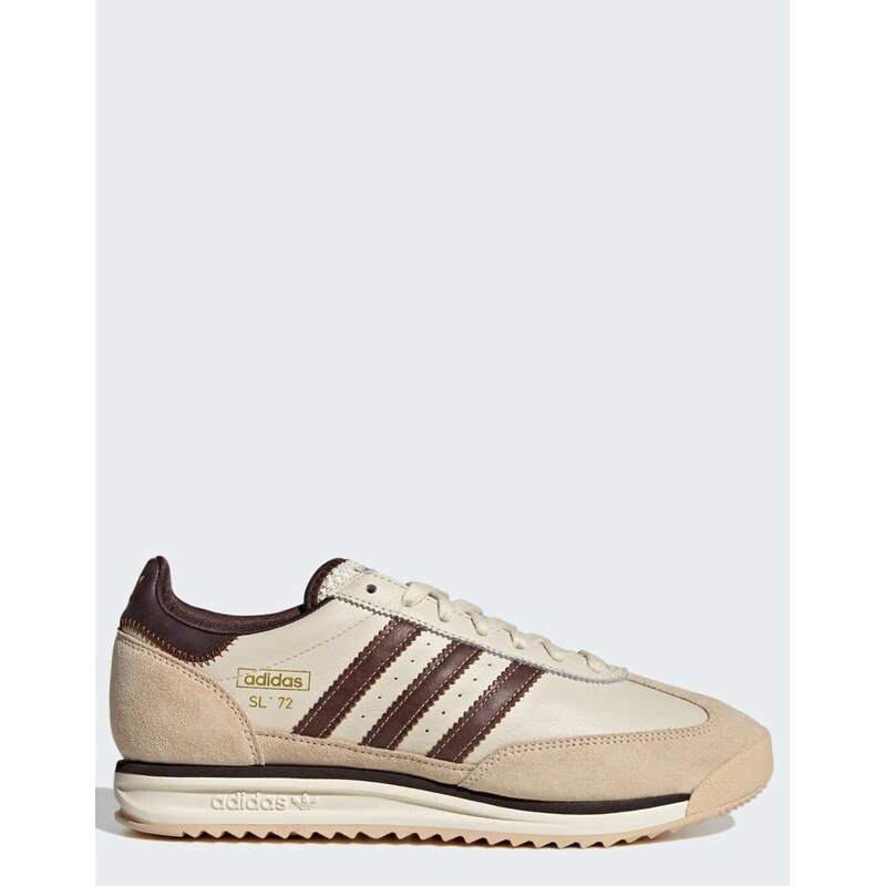 adidas Originals Sl 72 rs shoes in cream white / dusky bronze