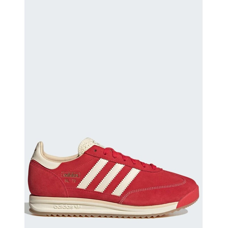 adidas Originals Sl 72 rs shoes in pure ruby / cream white-Red