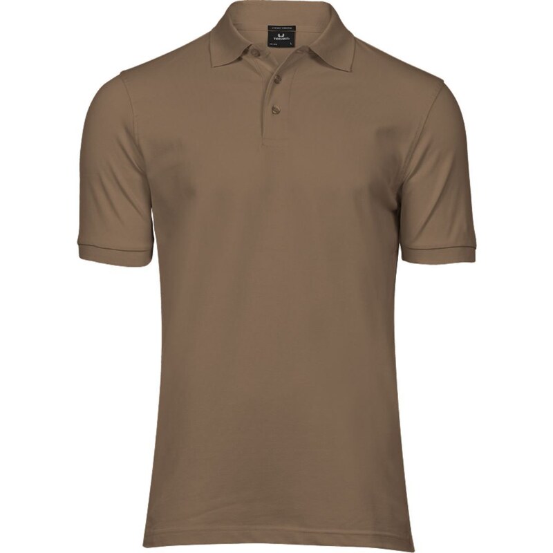 Tee Jays pánské elastické polo krátký rukáv zapínání 3 knoflíčky