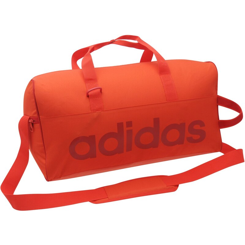Adidas Linear Team Bag Holdall, orange/scarlet