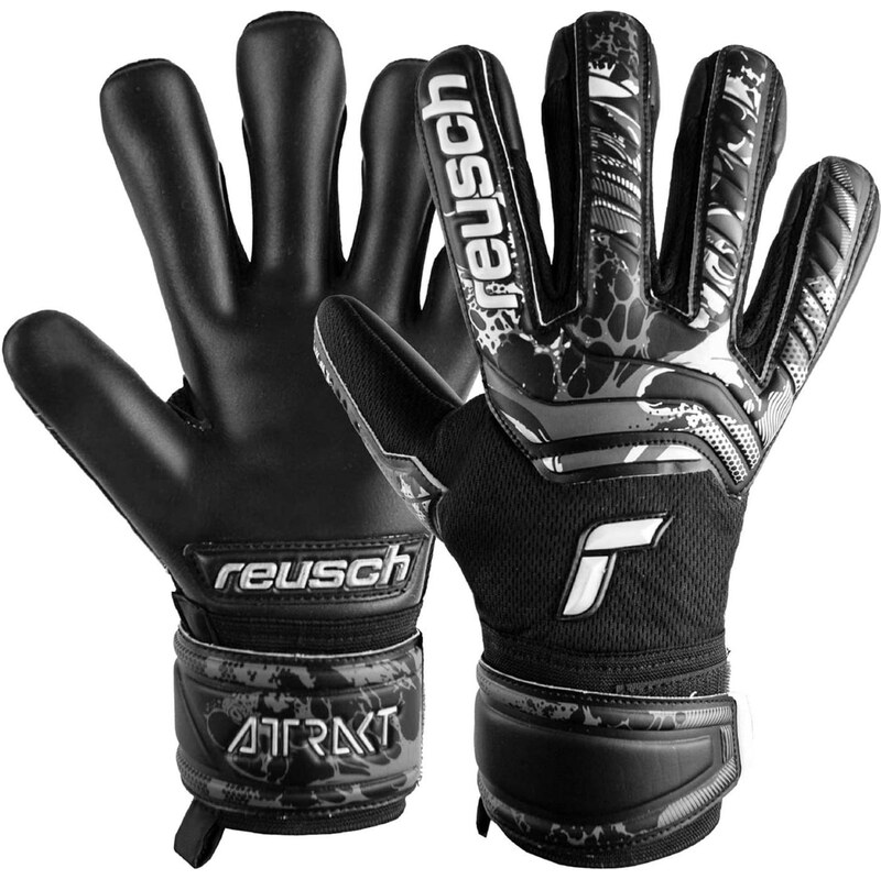 REUSCH Sportovní rukavice černá / bílá