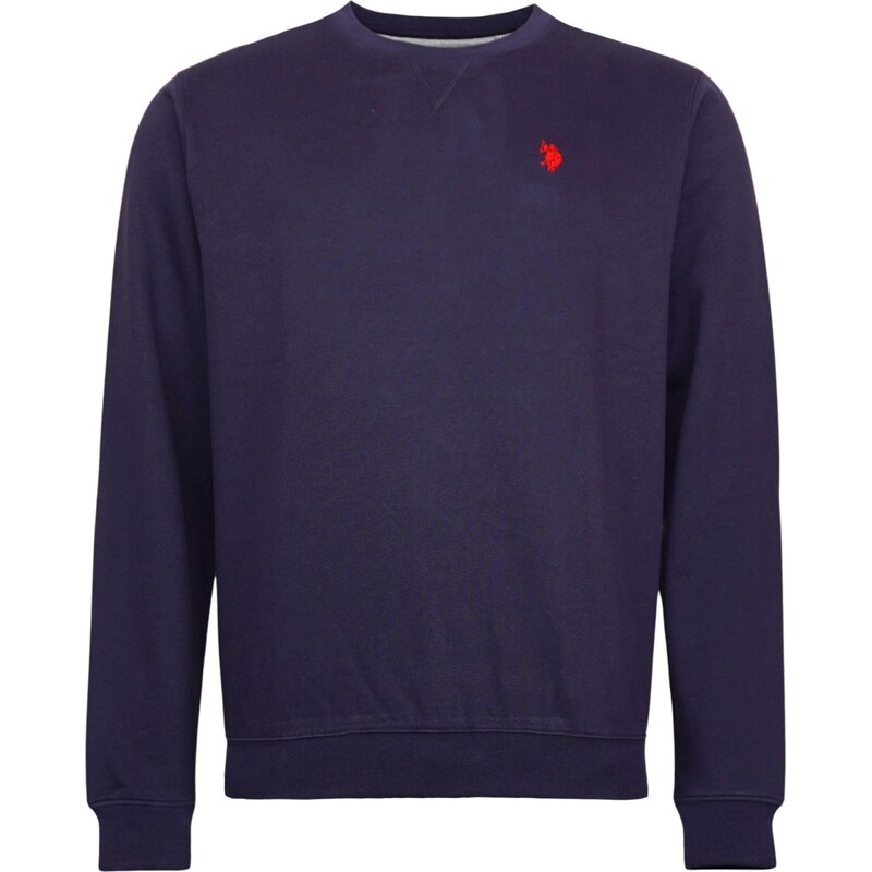 U.S. POLO ASSN. Svetr marine modrá / krvavě červená