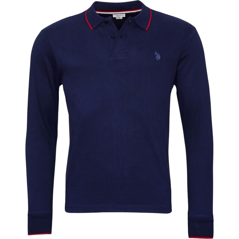 U.S. POLO ASSN. Tričko námořnická modř / červená / krvavě
