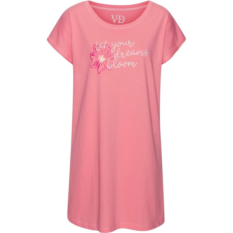 VIVANCE Noční košilka pitaya / tmavě růžová / offwhite 114779451