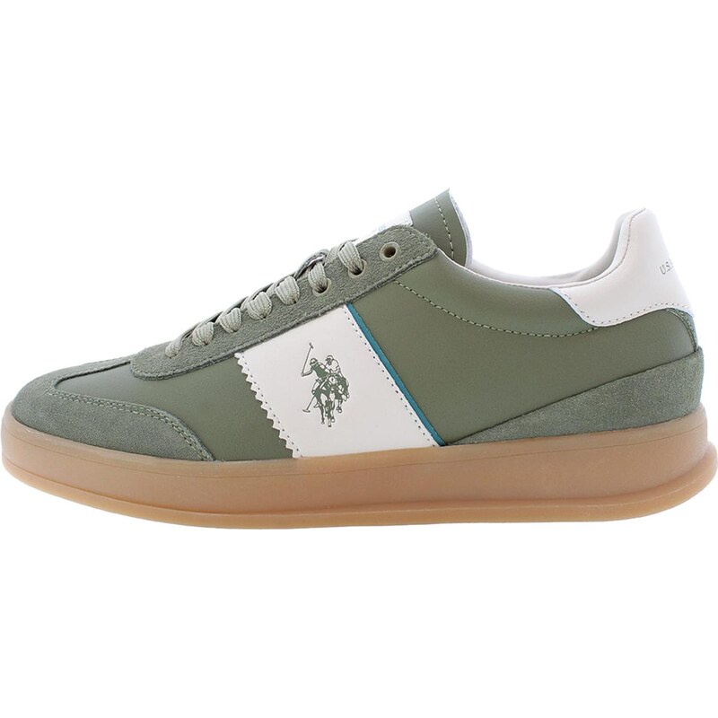 U.S. POLO ASSN. Tenisky Campy olivová / bílá