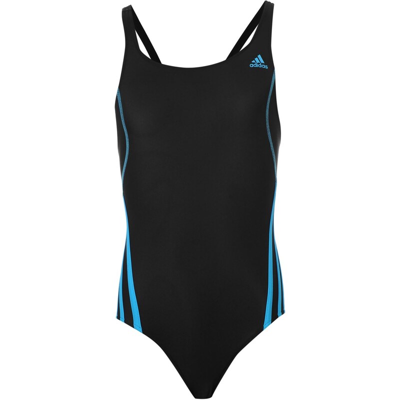 adidas Sport One Piece Swimsuit Girls Black/Sola Blue