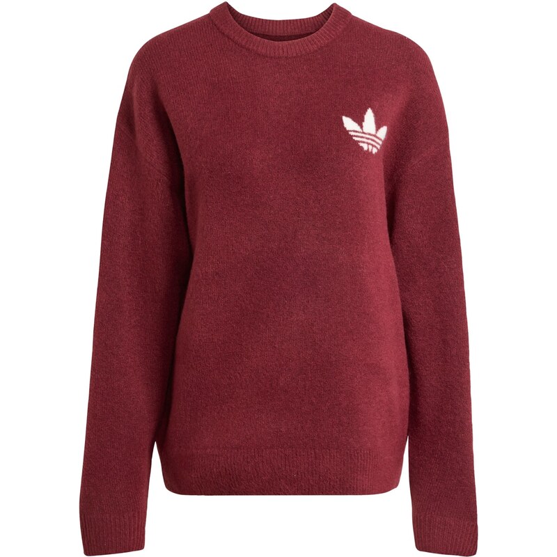 ADIDAS ORIGINALS Svetr Athletic Dept bordó / bílá