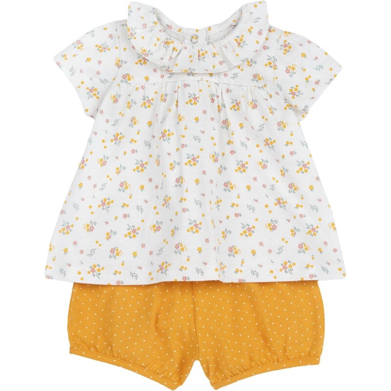 Chicco Sada žlutá / khaki / bílá