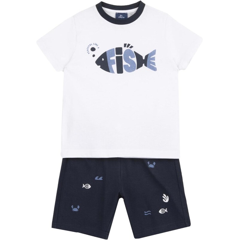Chicco Sada ultramarínová modř / bílá