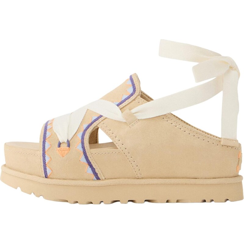 UGG Sandály Goldenstar Artistitch písková / námořnická modř 114780191