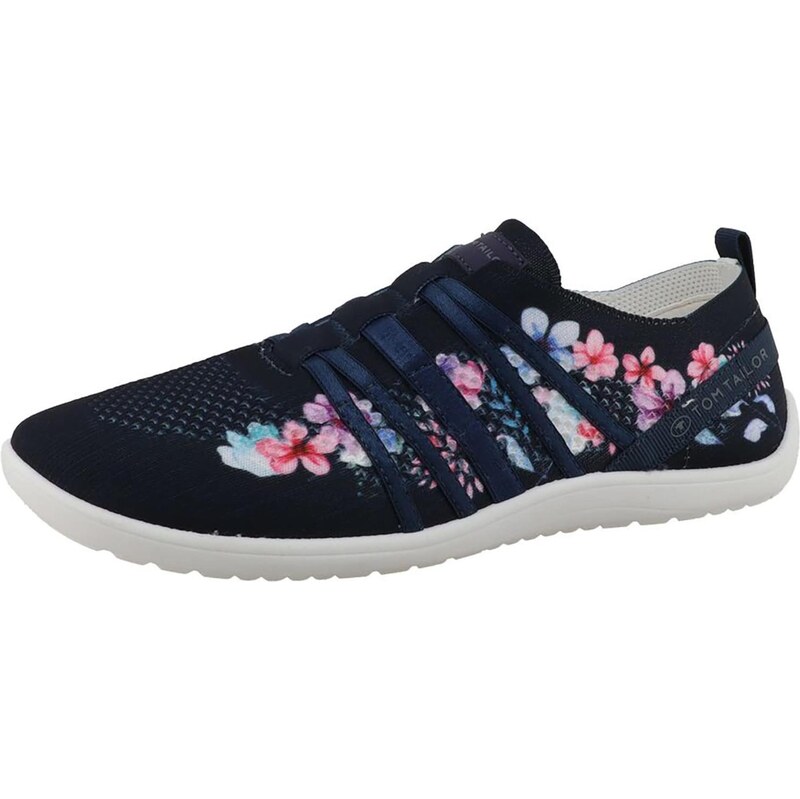 TOM TAILOR Slip on boty modrá / námořnická modř / fialová / pink