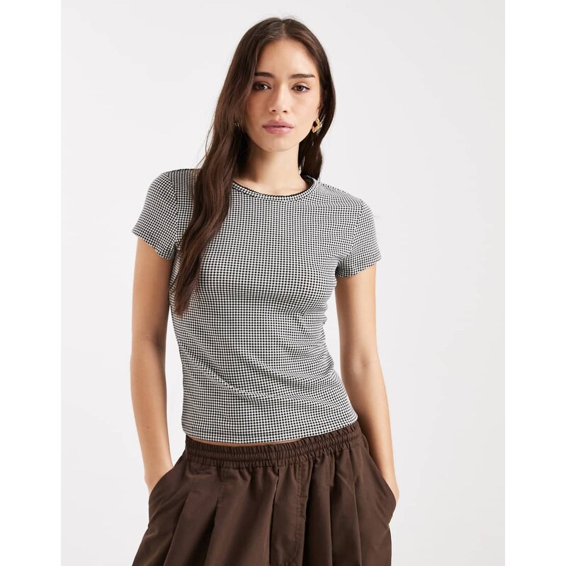 Levis Dry Goods pointelle baby tee in black