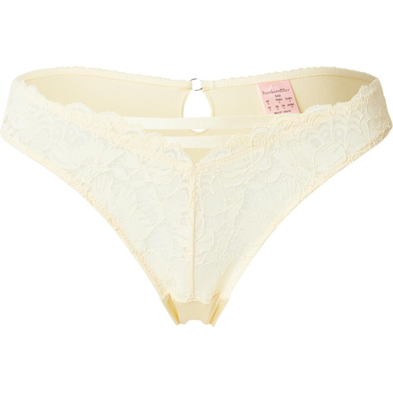 Hunkemöller Kalhotky Andrea pastelově žlutá 114781005