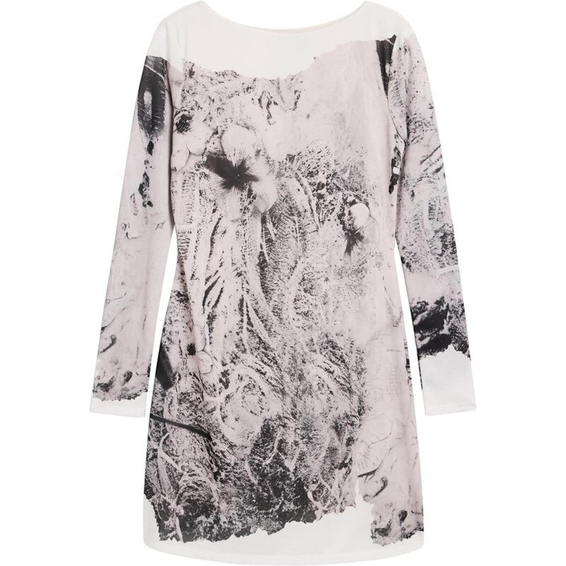 Desigual Šaty pastelově růžová / černá / offwhite