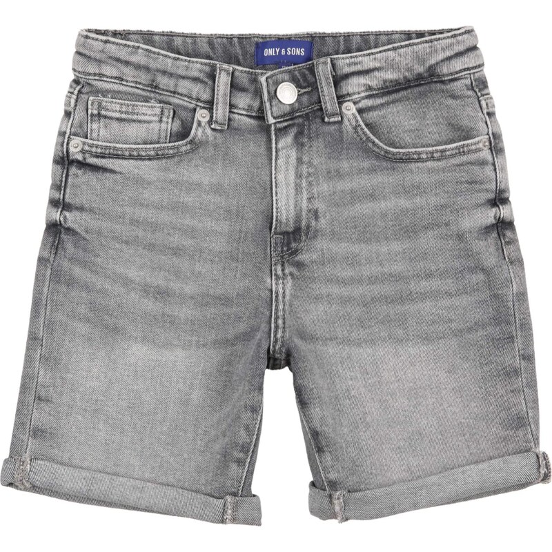 Only & Sons Junior Džíny OSJPly šedá džínová