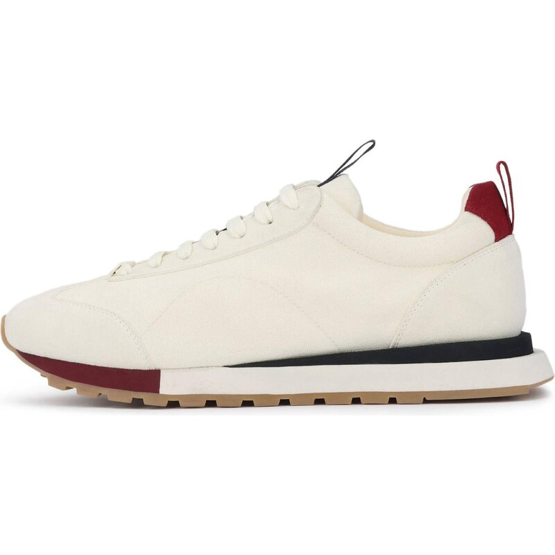 Kazar Tenisky rubínově červená / černá / offwhite