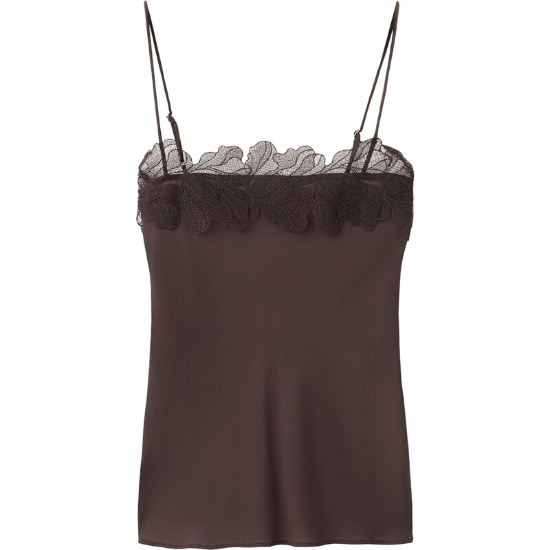 MANGO Top LOTUS čokoládová 114781381