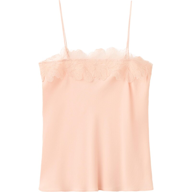 MANGO Top LOTUS pudrová 114781379