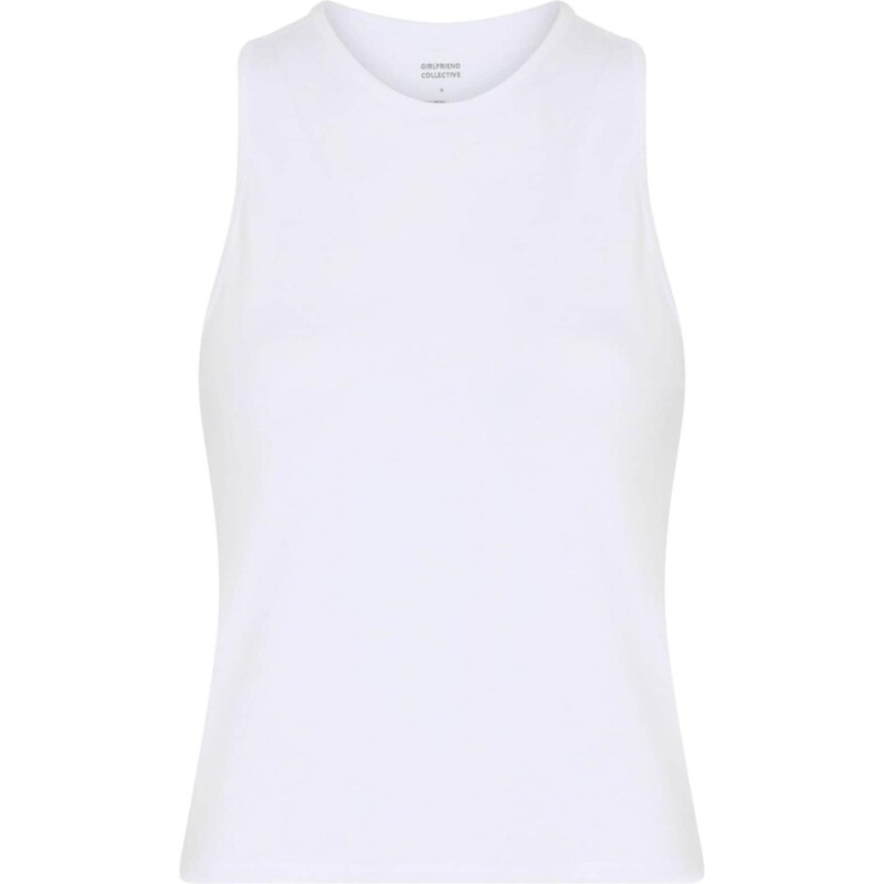 Girlfriend Collective Top Reset bílá 114781792