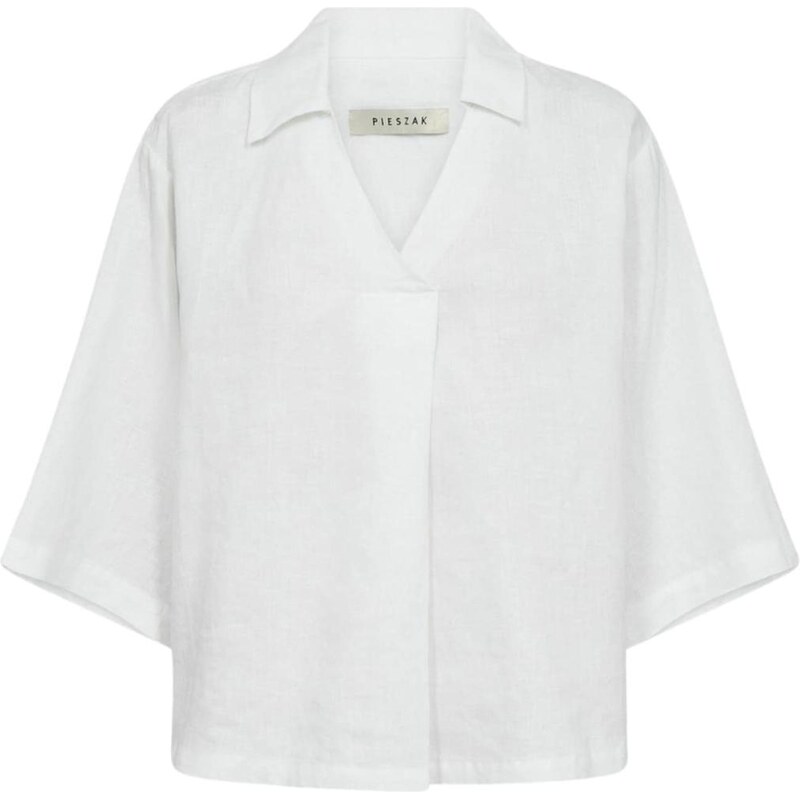Ivy Copenhagen Tričko PD-Lina Linen bílá 114781802