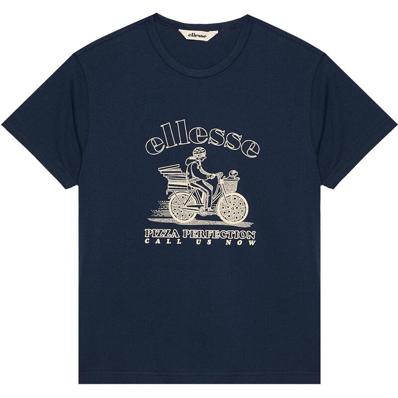 ELLESSE Tričko Trattori béžová / námořnická modř
